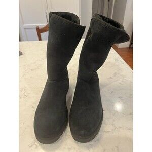 Ugg Boots black size seven cozy luxury shoes